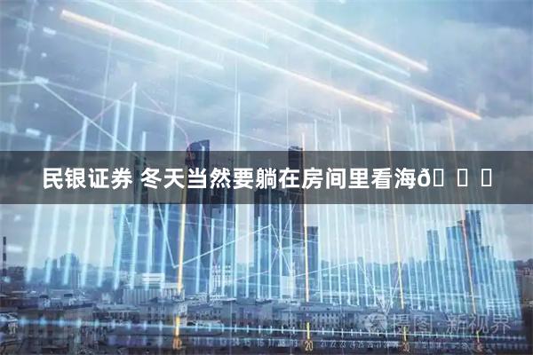 民银证券 冬天当然要躺在房间里看海🌅
